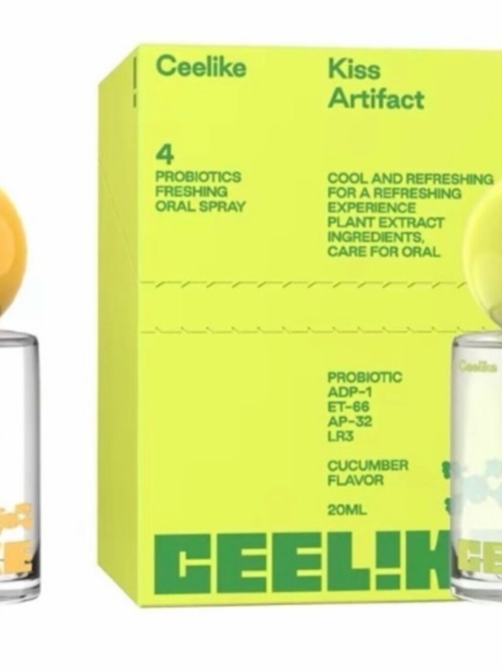 2 Ceelike Oral Spray Probiotic Set, Freshens Breath